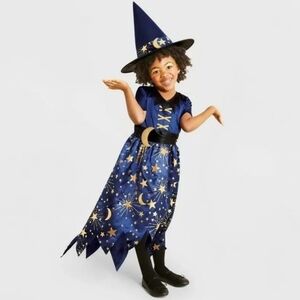 NWT Hyde & Eek! Boutique Kid's Moonlight Witch Girl's Medium M Halloween Costume